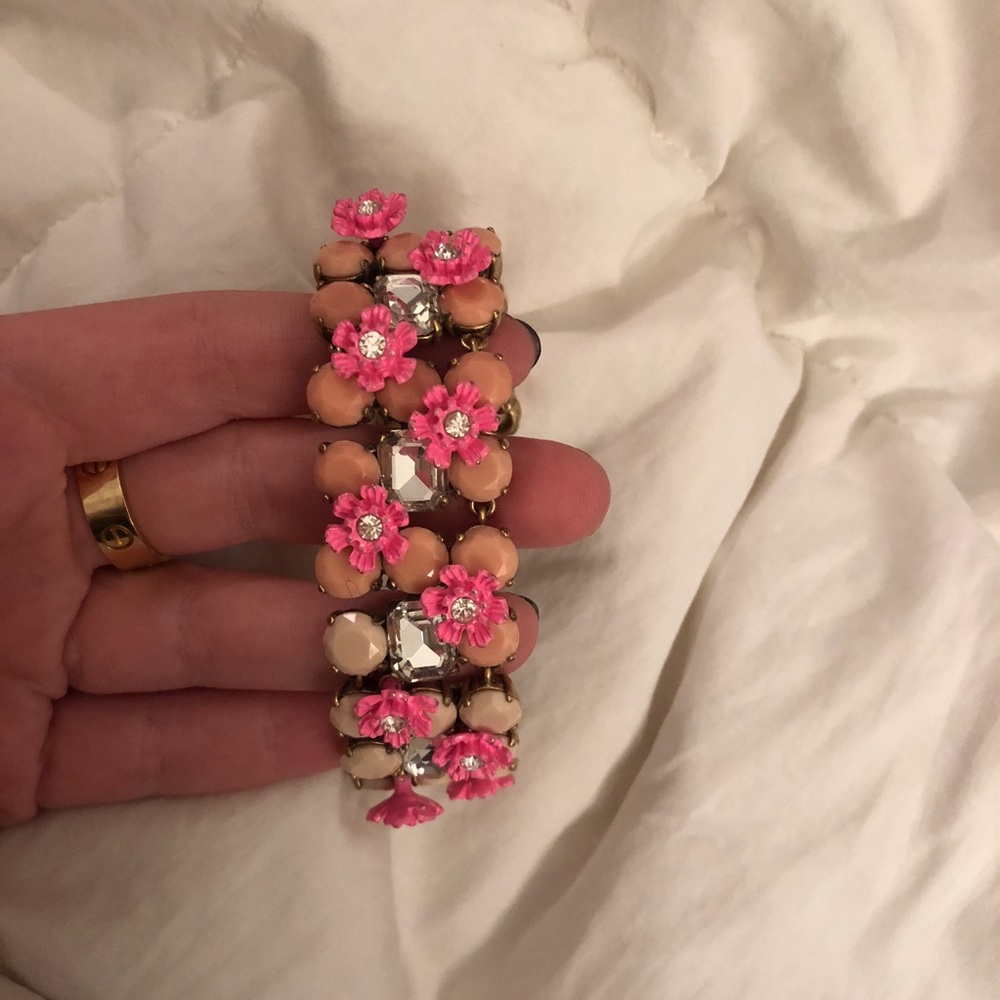 J. Crew floral bracelet